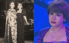 Việt Hương rơi nước mắt khi giọng hát của cố ca sĩ Phi Nhung vang lên sân khấu