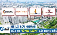Hé lộ lợi nhuận trái chiều của 10 “ông lớn” bất động sản