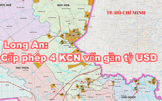 Long An trao 4 quyết định chủ trương đầu tư khu công nghiệp với tổng vốn gần 1 tỷ USD