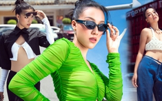 Hoàng Oanh khoe trọn vòng eo với phối đồ táo bạo, nhắn nhủ hội chị em: 'Bề ngoài thay đổi là phụ thuộc vào nội tâm'