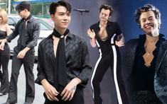 Anh Tú diện đồ Unisex điệu đà, nghi vấn bà xã Diệu Nhi mới 'đổi gu' sang hâm mộ Harry Styles?
