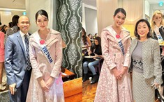 Chụp ảnh cùng các nhân vật quyền lực ở Miss International 2022, Phương Anh được hi vọng lọt vào tầm ngắm chiếc vương miện