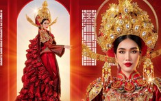 Quốc phục của Phương Anh ở Miss International: Sắc đỏ quyền lực, tôn vinh nữ trạng nguyên đầu tiên của Việt Nam