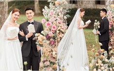 Hôn lễ của á hậu Thùy Dung tại Đà Lạt: Cô dâu, chú rể cùng đọc lời thề đầy xúc động, loạt ảnh 'cực ngọt' được hé lộ
