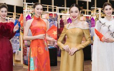 Dàn hoa hậu Việt khoe sắc trên đất Thái: Thiên Ân nổi bật với áo dài, Thùy Tiên vai trần gợi cảm