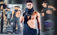 Sánh đôi cùng Thiên Ân, Phùng Phước Thịnh tự tin sải bước trên sàn catwalk, làm First Face cho NTK Duy Hoàng
