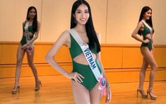 Phương Anh đầy cuốn hút trong phần thi swimsuit tại Miss International 2022: Nhẹ nhàng 'chuẩn gu' Nhật Bản