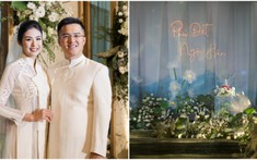 Đám cưới hoa hậu Ngọc Hân: Đặc trưng văn hoá Bắc bộ, thùng tiền cưới được thiết kế đặc biệt