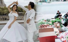Đám cưới 'chịu chơi' của Phan Hiển và Khánh Thy: Mới lễ gia tiên mà đã ngập một nhà hoa lá