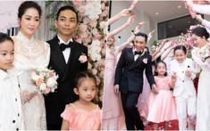 Lễ thành hôn Khánh Thi - Phan Hiển: Hai con dắt bố mẹ vào lễ đường, cực yêu trong mọi khoảnh khắc
