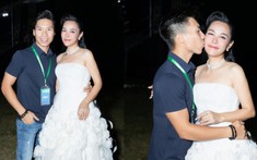 Quốc Nghiệp tự hào khoe mình là 'o sin' khi hộ tống 'O Sen' Ngọc Mai đi diễn