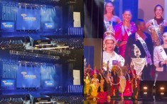 Hình ảnh đầu tiên của Phương Anh trên sân khấu Miss International: Có 'Dì Dung' sang 'trộm vía' mang vương miện về?