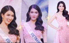 Chung kết Miss International 2022: Phương Anh đẹp rực rỡ, lấn át đối thủ với váy dạ hội 'Hoa anh đào'