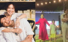 Quý Bình và vợ doanh nhân kỉ niệm 2 năm ngày cưới, quý tử vô tình hiếm hoi lộ mặt