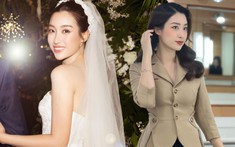 Hậu đồn đoán mang thai, Đỗ Mỹ Linh xuất hiện với trang phục 'bóp nghẹt' vòng eo