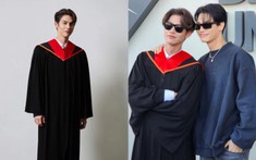 Mỹ nam Thái Lan Bright Vachirawit làm lễ tốt nghiệp như fan meeting, sự xuất hiện của bạn diễn Win Metawin khiến fan vỡ òa