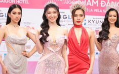 Đỗ Hà, Phương Nhi 'gây mê' fans với nhan sắc ngọt ngào tại họp báo công bố vương miện Hoa hậu Việt Nam 2022