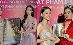 Cận cảnh biểu cảm 'khó đỡ' của Đỗ Hà, Phương Nhi khi Tiểu Vy PR phim Đảo độc đắc bất chấp