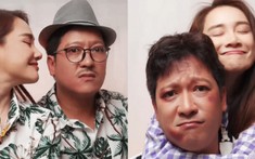 Nhã Phương bắt trend biến hình đầy sáng tạo với trang phục truyền thống, nhưng gương mặt Trường Giang bên cạnh thì 'lạ lắm'