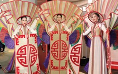'Nổi da gà' với màn trình diễn trang phục dân tộc 'Chiếu Cà Mau' mà Ngọc Châu mang đến Miss Universe 2022