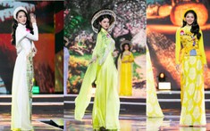 Hoa hậu Việt Nam 2022 mở màn với phần thi trang phục áo dài truyền thống rực rỡ và đa sắc