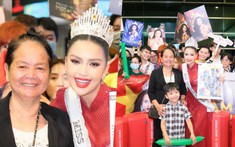 Ngọc Châu lên đường thi Miss Universe 2022: Mẹ nàng hậu tiếp tục diện chiếc áo vía 'đi thi đâu thắng đó'