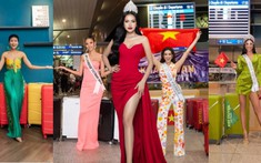 Ngọc Châu mang siêu ít hành lý, Khánh Vân lập kỉ lục số vali 'khủng', Hoàng Thùy đóng phạt để được tỏa sáng