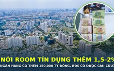 Nới room tín dụng thêm 1,5-2%, ngân hàng có thêm 150.000 tỷ đồng, bất động sản có được giải cứu?
