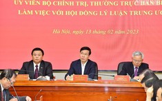 Thường trực Ban Bí thư Võ Văn Thưởng làm việc với Hội đồng Lý luận Trung ương