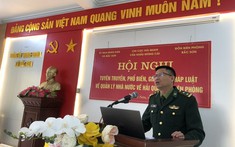 Đồn Biên phòng Bắc Sơn tuyên truyền pháp luật cho cán bộ, nhân dân khu vực biên giới