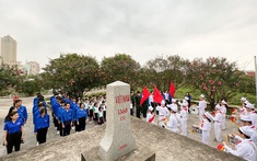 Bộ đội Biên phòng Quảng Ninh: Tổ chức Lễ công nhận đoàn viên và đội viên tại Cột mốc biên giới