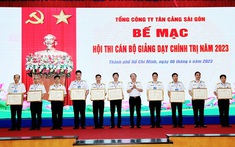 Tổng công ty Tân Cảng Sài Gòn: Hội thi cán bộ giảng dạy chính trị năm 2023