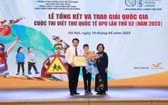 Học sinh lớp 6 đạt giải Nhất quốc gia viết thư UPU lần thứ 52 (2023)