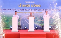 Khởi công dự án hạ tầng giao thông lớn nhất của Hà Giang và Tuyên Quang