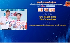 Học sinh Trường THCS Nguyễn Bỉnh Khiêm (Nhà Bè) đại diện Việt Nam tham dự cuộc thi MYOR quốc tế