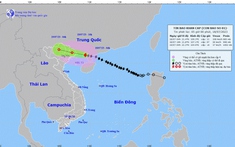 Bão số 1 cách Móng Cái 140km, gió giật cấp 14