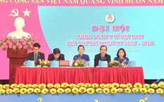 Đại hội XIV Công đoàn Y tế Việt Nam nhiệm kỳ 2023 – 2028 với phương châm “Đổi mới – Dân chủ - Đoàn kết – Phát triển” đã thành công tốt đẹp