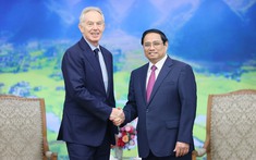 Thủ tướng tiếp Chủ tịch điều hành Viện Tony Blair vì sự thay đổi toàn cầu