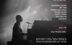 Những chàng trai hát trong liveconcert Đức Trí “Tựa như gió phiêu du”