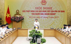 Phó Thủ tướng Lê Minh Khái chủ trì họp về nâng cao khả năng tiếp cận tín dụng của người dân, DN