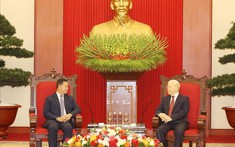 Tổng Bí thư Nguyễn Phú Trọng tiếp Thủ tướng Campuchia Hun Manet