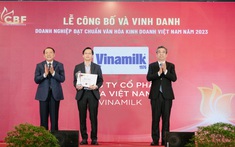 Vinamilk được vinh danh Doanh nghiệp đạt chuẩn văn hóa kinh doanh Việt Nam