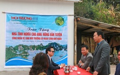 Khánh thành nhà tình nghĩa cho công nhân vệ sinh môi trường Nông Văn Tuyên tại Quảng Ninh
