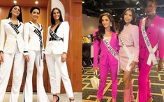 Bộ ba Pink Girls của Ngọc Châu khiến fans nhớ ngay đến 'tam ca áo trắng' cùng vào Top 5 Miss Universe 2018