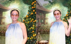 Cận cảnh nhan sắc mẹ bầu Mâu Thủy tháng thứ 8 mang thai con đầu lòng