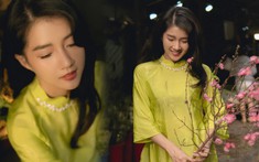 Kiều Trinh Xíu hóa nàng thơ mùa xuân, chia sẻ sự cố bị bỏng khi quay 'Siêu lừa gặp siêu lầy'