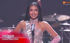 Chọn tóc thẳng son trầm, Ngọc Châu mở màn Miss Universe 2022 đầy ấn tượng, tự hào hô vang 'Việt Nam'