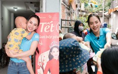Hoa hậu Mai Phương tự tay nấu ăn, chạy xe máy giao cơm cho bệnh nhân nghèo