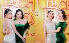 Thảm đỏ Chị chị em em 2: Minh Hằng - Ngọc Trinh khoe nhan sắc quyến rũ, xứng danh “đệ nhất mỹ nhân Sài thành”
