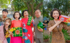 Thu Trang để tóc xoăn tít, vào vai bà dì cô đơn trong phim hài 'Ủa Tết nè'
